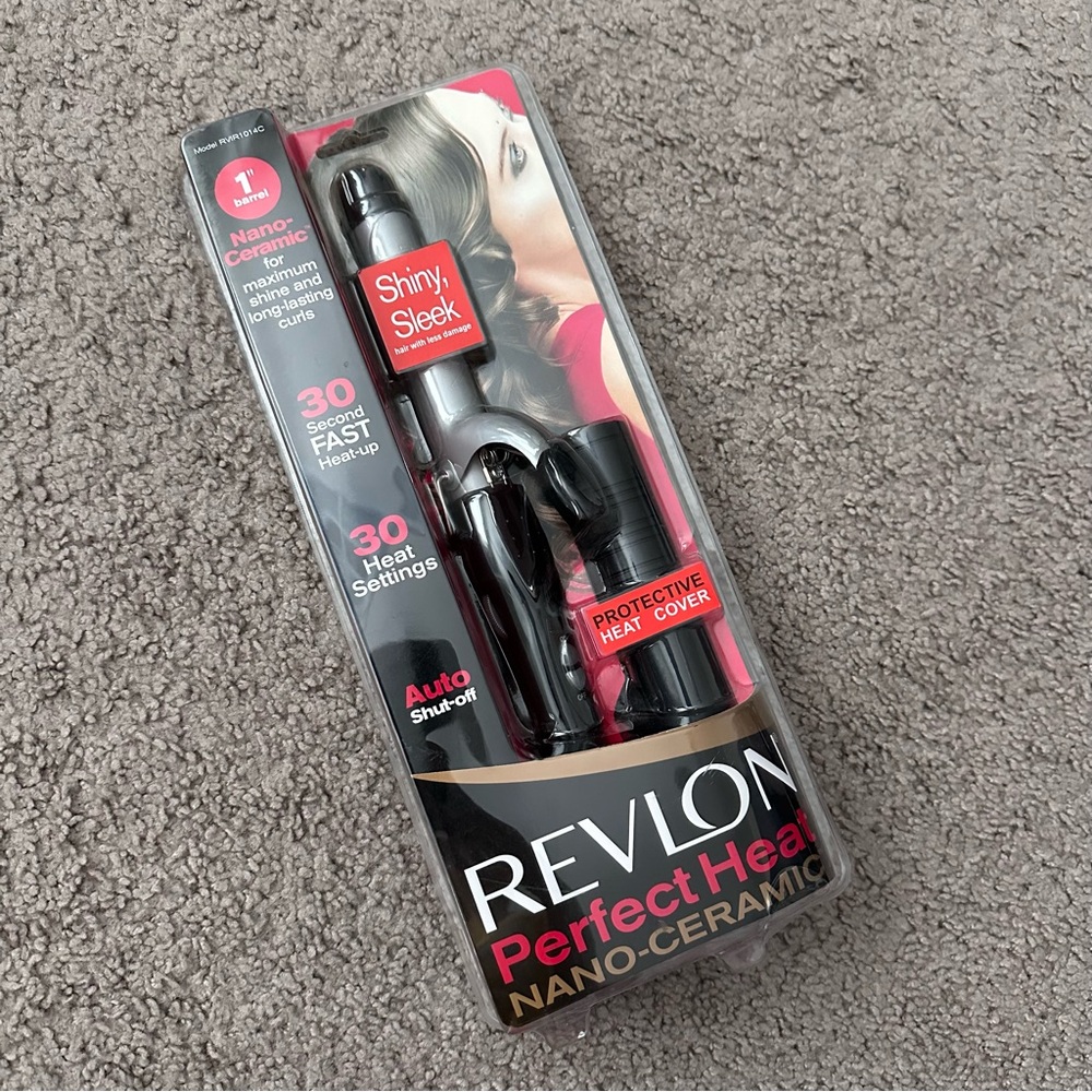 Revlon Perfect Heat Nano-Ceramic Hair 1" Styling Iron